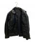 中古・古着 LNYUEDA (ランユエダ) レザージャケット ブラック サイズ:XL：9000円
