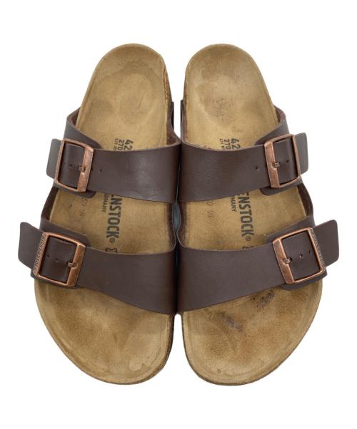 BIRKENSTOCK（ビルケンシュトック）BIRKENSTOCK (ビルケンシュトック) Arizona アリゾナ サンダル ブラウン サイズ:27の古着・服飾アイテム