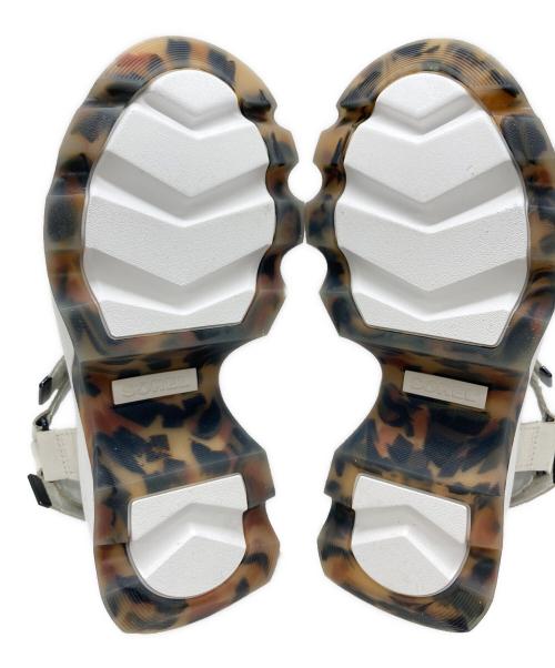 SOREL（ソレル）SOREL (ソレル) キネティック オーラ ワイストラップ 厚底サンダル ホワイト サイズ:23.5cmの古着・服飾アイテム