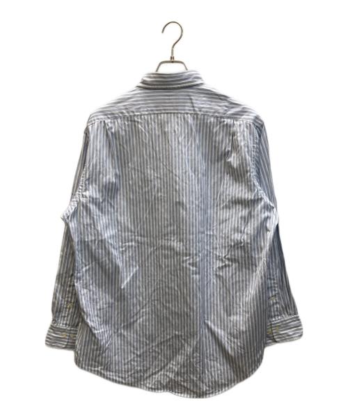 RALPH LAUREN（ラルフローレン）RALPH LAUREN (ラルフローレン) ストライプドレスシャツ ブルー×ホワイト サイズ:17 32/33の古着・服飾アイテム
