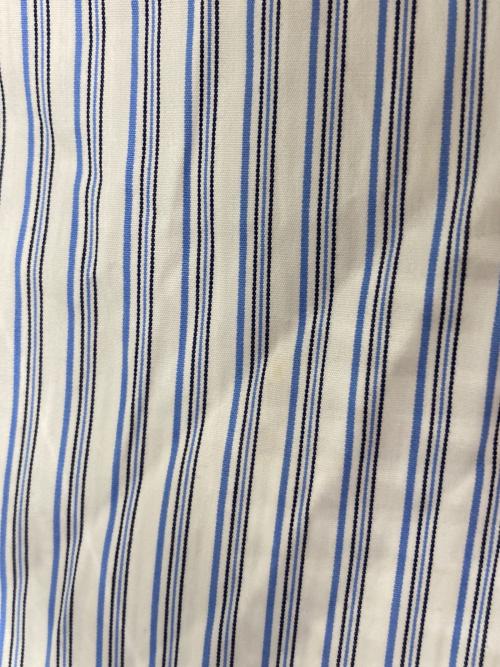 RALPH LAUREN（ラルフローレン）RALPH LAUREN (ラルフローレン) ストライプドレスシャツ ブルー×ホワイト サイズ:17 32/33の古着・服飾アイテム