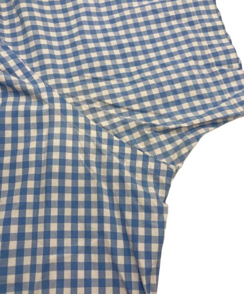 RALPH LAUREN（ラルフローレン）RALPH LAUREN (ラルフローレン) 半袖BDギンガムチェックシャツ ブルー×ホワイト サイズ:XXLの古着・服飾アイテム