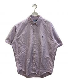 POLO RALPH LAUREN（ポロ・ラルフローレン）の古着「半袖BDチェックシャツ」｜ピンク×パープル