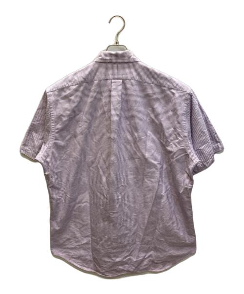 POLO RALPH LAUREN（ポロ・ラルフローレン）POLO RALPH LAUREN (ポロ・ラルフローレン) 半袖BDチェックシャツ ピンク×パープル サイズ:Lの古着・服飾アイテム