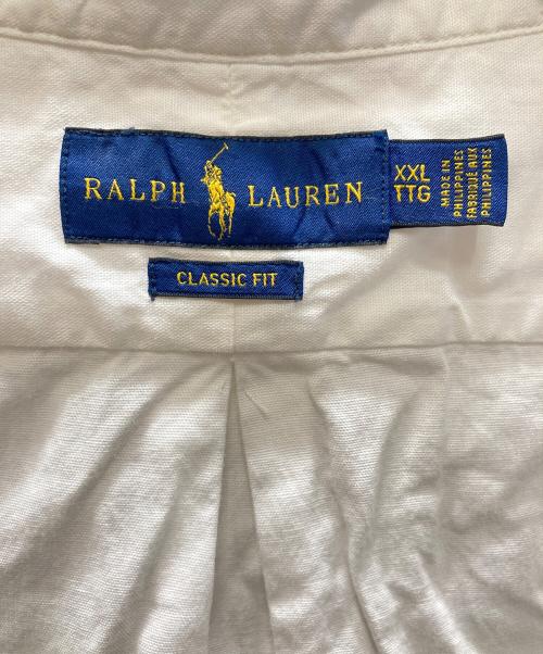 RALPH LAUREN（ラルフローレン）RALPH LAUREN (ラルフローレン) 半袖BDシャツ ホワイト サイズ:XXLの古着・服飾アイテム