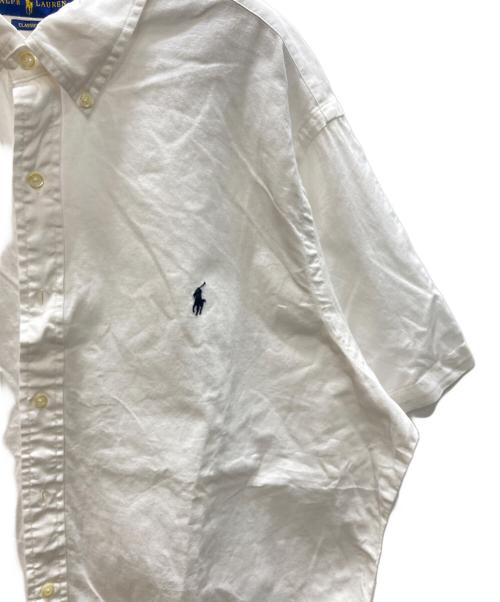 RALPH LAUREN（ラルフローレン）RALPH LAUREN (ラルフローレン) 半袖BDシャツ ホワイト サイズ:XXLの古着・服飾アイテム