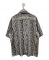 KAHALA (カハラ) シルクシャツ グレー×ブラック サイズ:XL：6000円