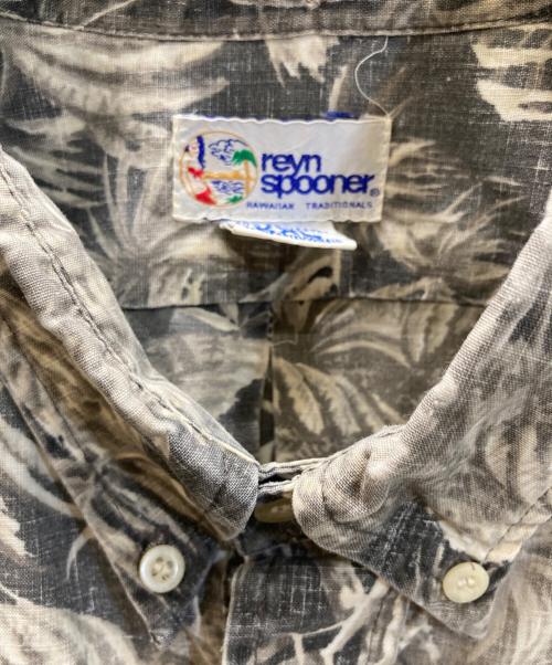 reyn spooner（レイン スプナー）reyn spooner (レイン スプナー) プルオーバー アロハシャツ グレー サイズ:XXLの古着・服飾アイテム