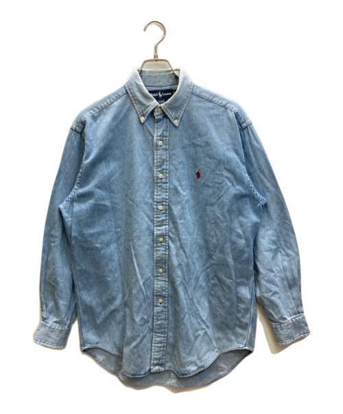 RALPH LAUREN（ラルフローレン）RALPH LAUREN (ラルフローレン) BLAKE デニムシャツ インディゴ サイズ:Mの古着・服飾アイテム