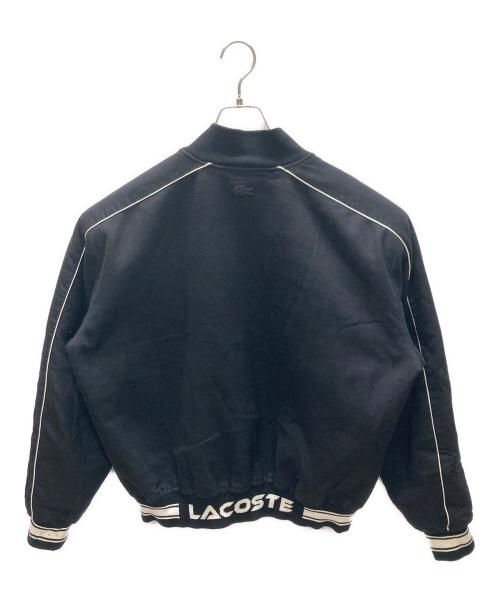 LACOSTE（ラコステ）LACOSTE (ラコステ) コットンツイルバーシティジャケット ブラック サイズ:Mの古着・服飾アイテム