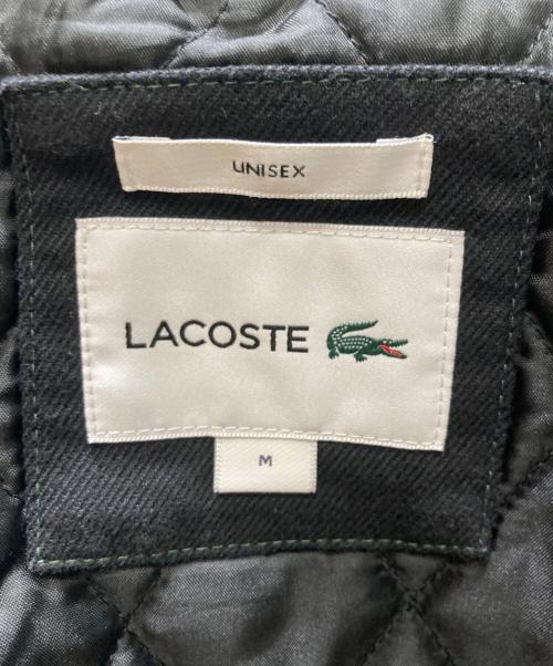 LACOSTE（ラコステ）LACOSTE (ラコステ) コットンツイルバーシティジャケット ブラック サイズ:Mの古着・服飾アイテム