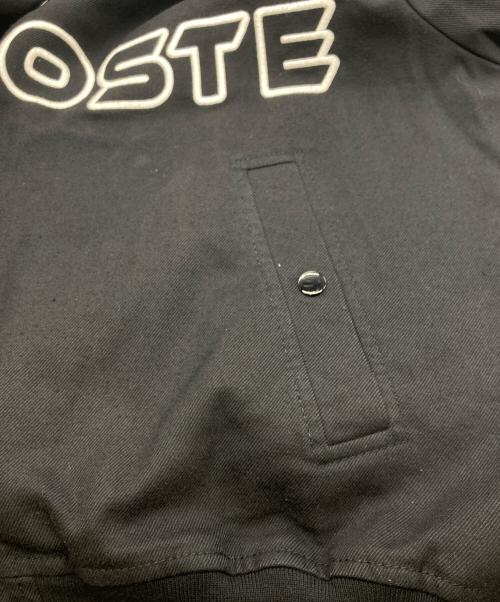 LACOSTE（ラコステ）LACOSTE (ラコステ) コットンツイルバーシティジャケット ブラック サイズ:Mの古着・服飾アイテム