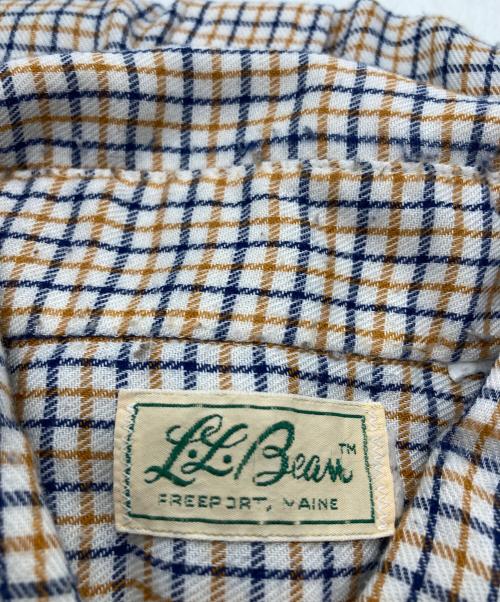 L.L.Bean（エルエルビーン）L.L.Bean (エルエルビーン) チェックシャツ ベージュ サイズ:表記無しの古着・服飾アイテム
