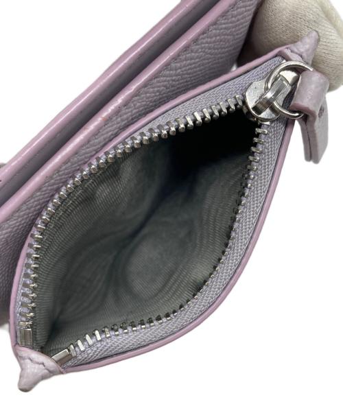 Maison Margiela（メゾンマルジェラ）Maison Margiela (メゾンマルジェラ) 4ステッチ フリップフラップウォレット パープル サイズ:下記参照の古着・服飾アイテム