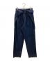 muller of yoshiokubo（ミュラーオブヨシオクボ）の古着「Circle belt pants denim」｜インディゴ