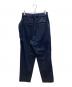 muller of yoshiokubo (ミュラーオブヨシオクボ) Circle belt pants denim インディゴ サイズ:M 未使用品：8000円