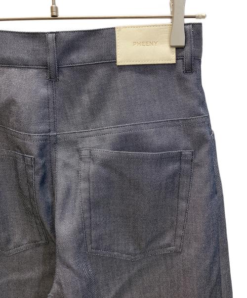 PHEENY（フィーニー）PHEENY (フィーニー) AMUNZEN HIGH WAIST TAPERED PANTS グレー サイズ:1の古着・服飾アイテム