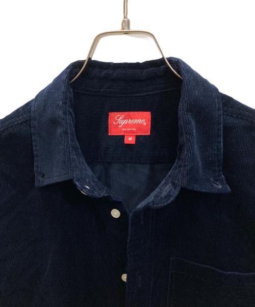 SUPREME（シュプリーム）SUPREME (シュプリーム) Heavy Corduroy Shirt ネイビー サイズ:Mの古着・服飾アイテム