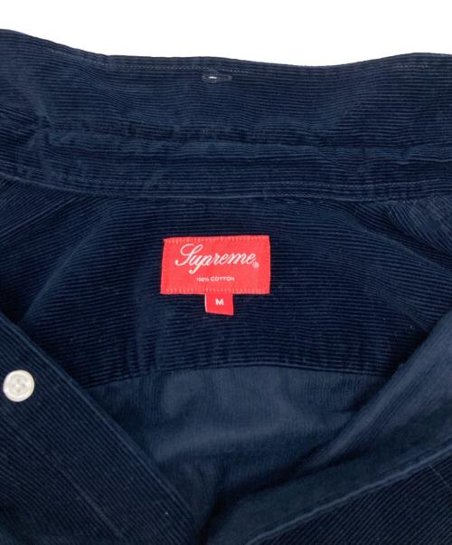 SUPREME（シュプリーム）SUPREME (シュプリーム) Heavy Corduroy Shirt ネイビー サイズ:Mの古着・服飾アイテム