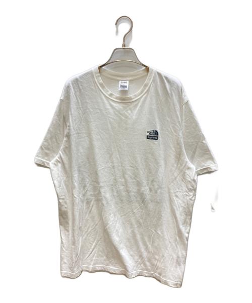 THE NORTH FACE（ザ ノース フェイス）THE NORTH FACE (ザ ノース フェイス) SUPREME (シュプリーム) Bandana Tee ホワイト×グリーン サイズ:ASIA XLの古着・服飾アイテム