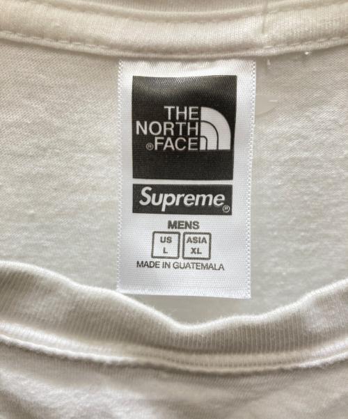 THE NORTH FACE（ザ ノース フェイス）THE NORTH FACE (ザ ノース フェイス) SUPREME (シュプリーム) Bandana Tee ホワイト×グリーン サイズ:ASIA XLの古着・服飾アイテム