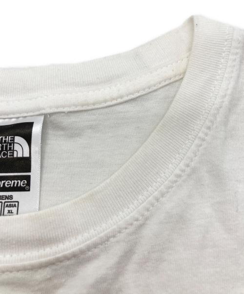 THE NORTH FACE（ザ ノース フェイス）THE NORTH FACE (ザ ノース フェイス) SUPREME (シュプリーム) Bandana Tee ホワイト×グリーン サイズ:ASIA XLの古着・服飾アイテム