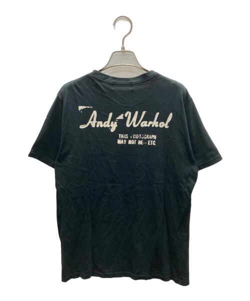 Andy Warhol by HYSTERIC GLAMOUR（アンディーウォーホルバイヒステリックグラマー）Andy Warhol by HYSTERIC GLAMOUR (アンディーウォーホルバイヒステリックグラマー) プリントTシャツ ブラック サイズ:Lの古着・服飾アイテム