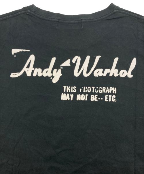 Andy Warhol by HYSTERIC GLAMOUR（アンディーウォーホルバイヒステリックグラマー）Andy Warhol by HYSTERIC GLAMOUR (アンディーウォーホルバイヒステリックグラマー) プリントTシャツ ブラック サイズ:Lの古着・服飾アイテム