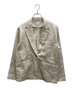 TODAYFULトゥデイフル）の古着「Oversize Linen JK」｜アイボリー