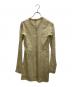 DRIES VAN NOTEN (ドリスヴァンノッテン) シアーロングシルクシャツ ベージュ サイズ:M：7000円