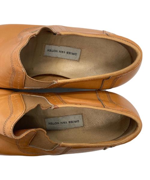 DRIES VAN NOTEN（ドリスヴァンノッテン）DRIES VAN NOTEN (ドリスヴァンノッテン) サイドゴアブーティー ブラウン サイズ:35 1/2の古着・服飾アイテム