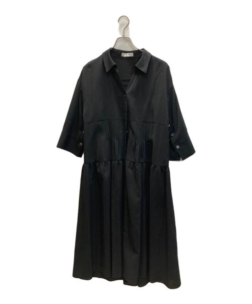 ADORE（アドーア）ADORE (アドーア) シアーボイルシャツワンピース ブラック サイズ:38の古着・服飾アイテム