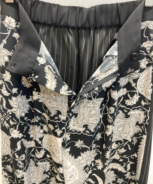 ADORE（アドーア）ADORE (アドーア) オリエンタルプリントワイドパンツ ブラック サイズ:38の古着・服飾アイテム
