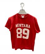 Whim Gazetteウィムガゼット）の古着「ナンバリングTシャツ」｜レッド
