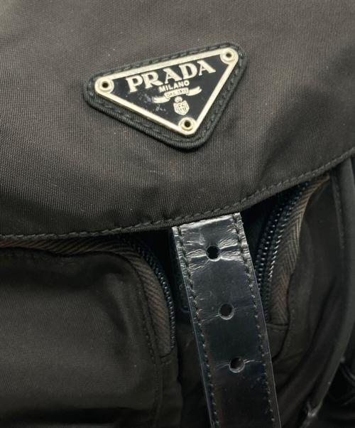 PRADA（プラダ）PRADA (プラダ) ナイロンリュック ブラック サイズ:下記参照の古着・服飾アイテム