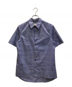 MARNI 幾何学模様 半袖シャツ 中古・古着通販】MARNI (マルニ) 幾何学柄 半袖シャツ ブルー サイズ