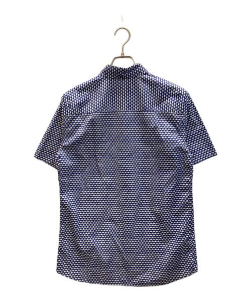 MARNI（マルニ）MARNI (マルニ) 幾何学柄 半袖シャツ ブルー サイズ:SIZE 46の古着・服飾アイテム