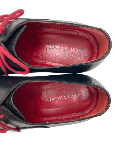 MISTER PAUL & JOE（ミスター ポール アンド ジョー）MISTER PAUL & JOE (ミスター ポール アンド ジョー) レースアップシューズ ブラック サイズ:9の古着・服飾アイテム