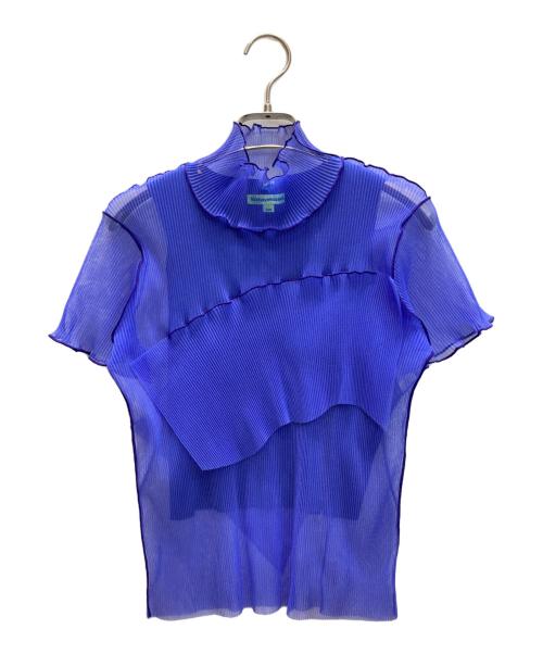 kotohayokozawa（コトハヨコザワ）kotohayokozawa (コトハヨコザワ) todo GHOST TOP SHORT SLEEVE ブルー サイズ:SIZE Freeの古着・服飾アイテム