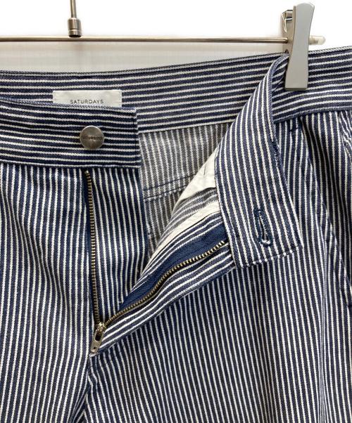Saturdays NYC（サタデーズ ニューヨークシティ）Saturdays NYC (サタデーズ ニューヨークシティ) ヒッコリーパンツ ネイビー サイズ:SIZE 30の古着・服飾アイテム