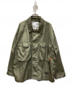 TIGHTBOOTH PRODUCTIONタイトブースプロダクション）の古着「BLOOM L/S SHIRT」｜グリーン