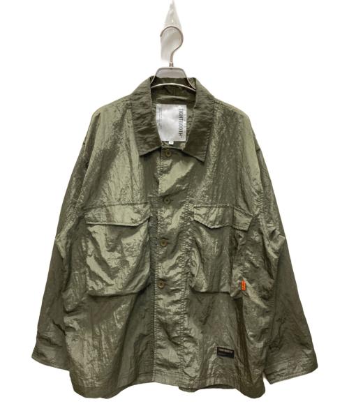 TIGHTBOOTH PRODUCTION（タイトブースプロダクション）TIGHTBOOTH PRODUCTION (タイトブースプロダクション) BLOOM L/S SHIRT グリーン サイズ:Mの古着・服飾アイテム