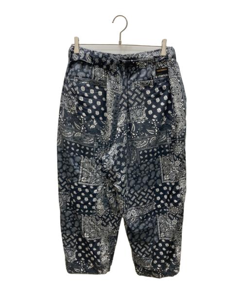 TIGHTBOOTH PRODUCTION（タイトブースプロダクション）TIGHTBOOTH PRODUCTION (タイトブースプロダクション) PAISLEY BALLOON PANTS ペイズリー バルーンパンツ ブラック×ホワイト サイズ:Mの古着・服飾アイテム