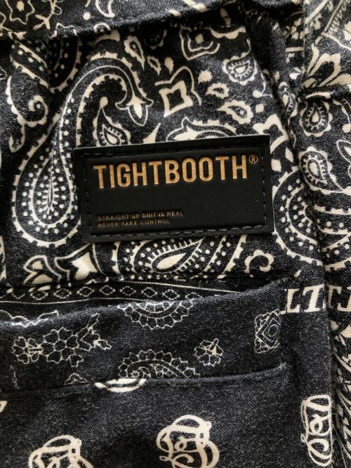 TIGHTBOOTH PRODUCTION（タイトブースプロダクション）TIGHTBOOTH PRODUCTION (タイトブースプロダクション) PAISLEY BALLOON PANTS ペイズリー バルーンパンツ ブラック×ホワイト サイズ:Mの古着・服飾アイテム