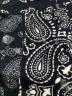 中古・古着 TIGHTBOOTH PRODUCTION (タイトブースプロダクション) PAISLEY BALLOON PANTS ペイズリー バルーンパンツ ブラック×ホワイト サイズ:M：15000円