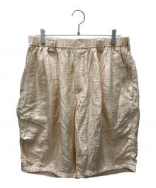 TIGHTBOOTH PRODUCTION（タイトブースプロダクション）の古着「RAYYON BIG SHORTS」｜ベージュ