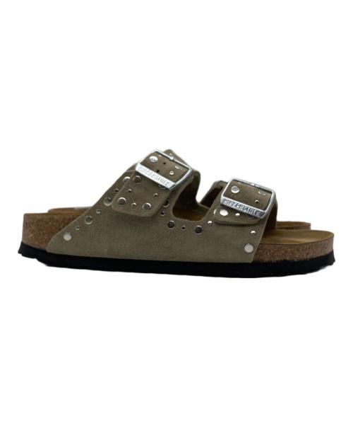 BIRKENSTOCK（ビルケンシュトック）BIRKENSTOCK (ビルケンシュトック) ARIZONA RIVET サンダル ベージュ サイズ:24.5の古着・服飾アイテム