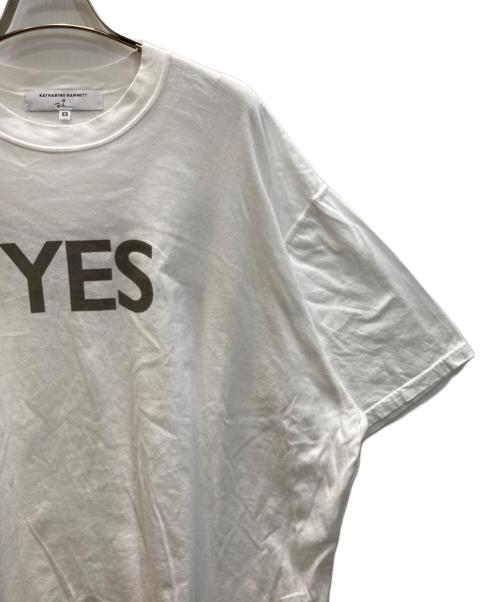 KATHARINE HAMNETT（キャサリンハムネット）KATHARINE HAMNETT (キャサリンハムネット) Ron Herman (ロンハーマン) Yes Tee ホワイト サイズ:SIZE XSの古着・服飾アイテム
