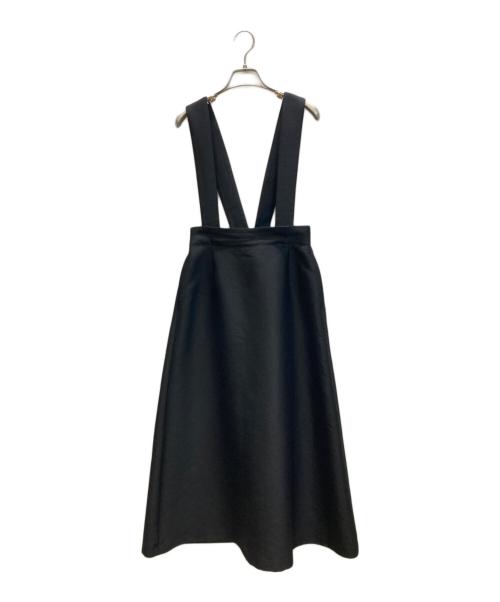 ebure（エブール）EBURE (エブール) Ron Herman (ロンハーマン) 別注 ジャンパースカート ブラック サイズ:SIZE 36の古着・服飾アイテム