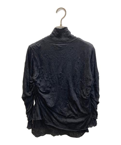 IROFUSI（イロフシ）IROFUSI (イロフシ) 二重シワ加工セーター ブラック サイズ:下記参照の古着・服飾アイテム